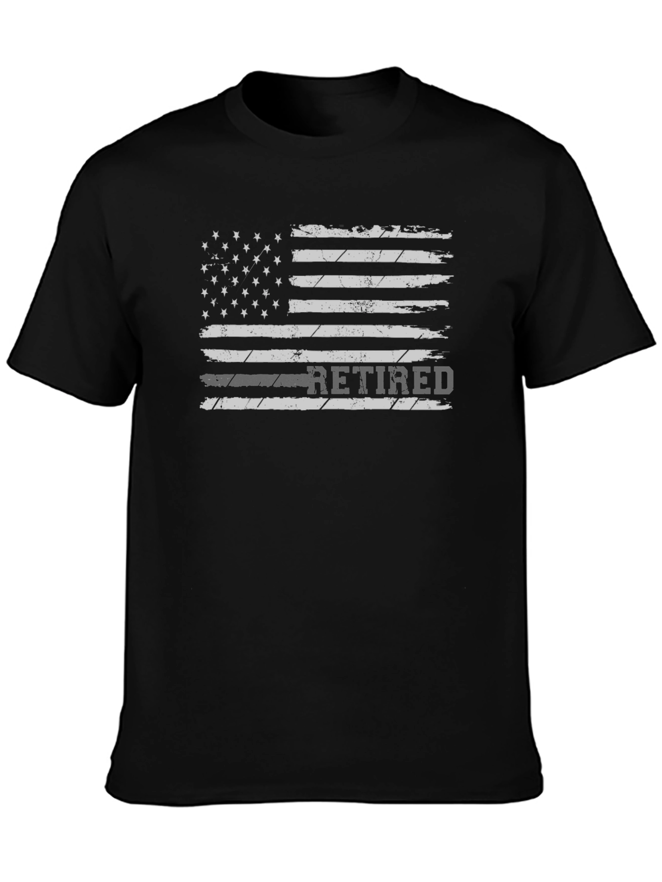 Retired American Flag T-Shirt
