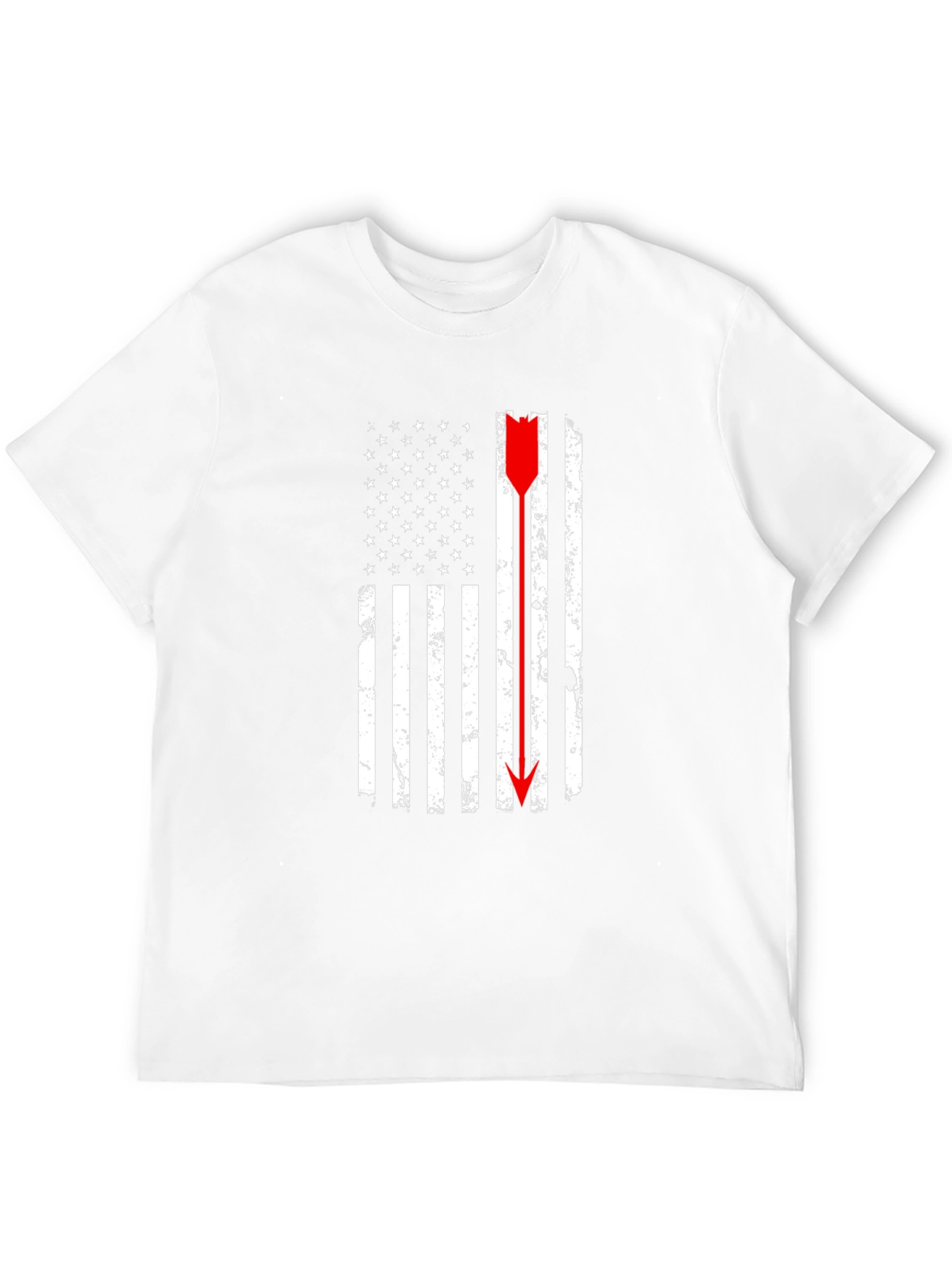 American Flag Arrow T-Shirt - Black