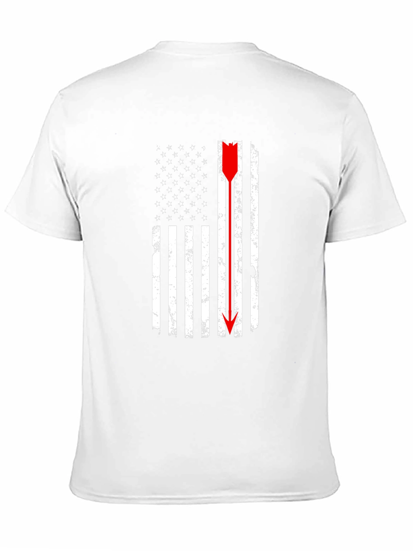 American Flag Arrow T-Shirt - Black