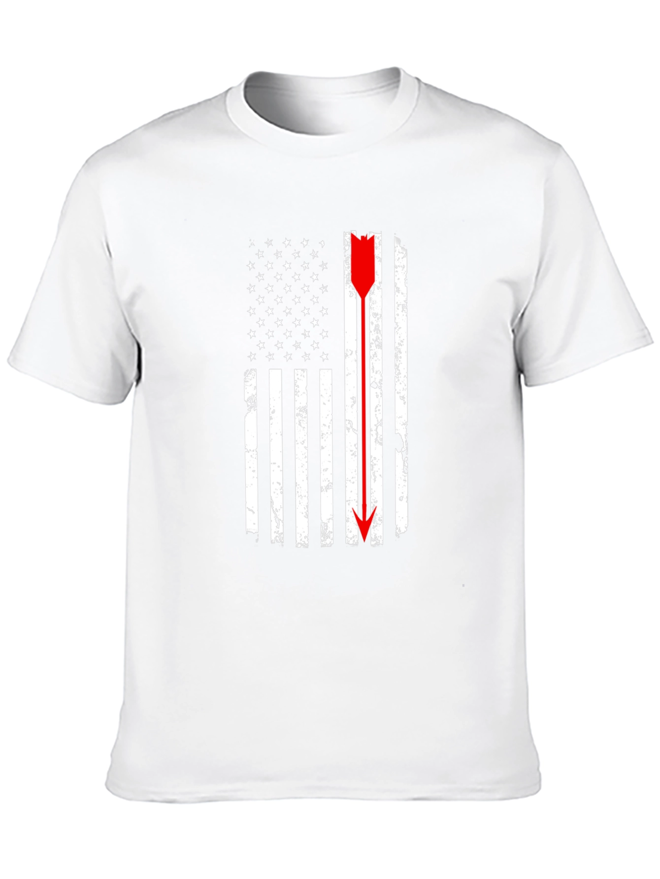 American Flag Arrow T-Shirt - Black