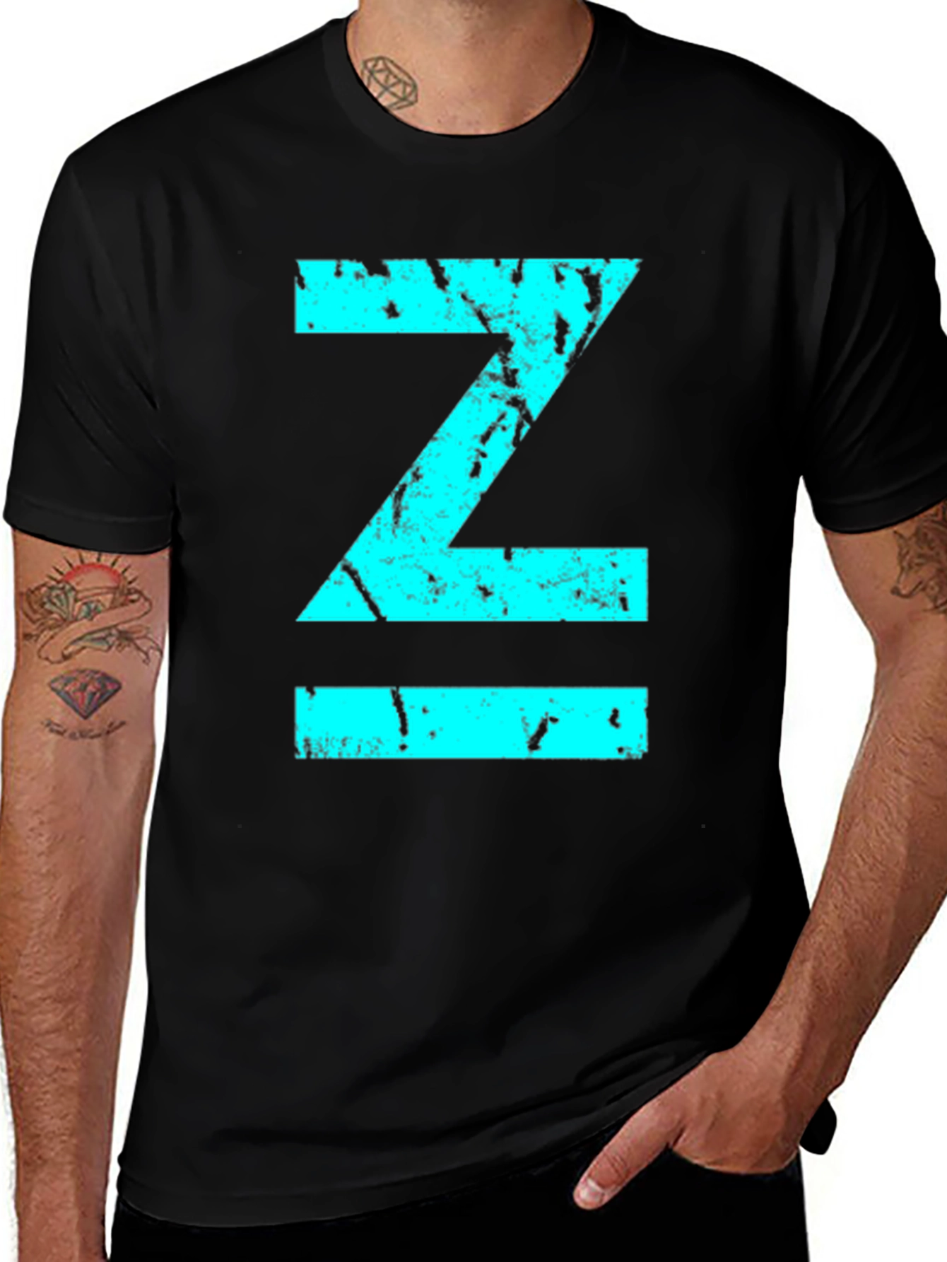 Grunge Z Equal T-Shirt - Cool Graphic Tee