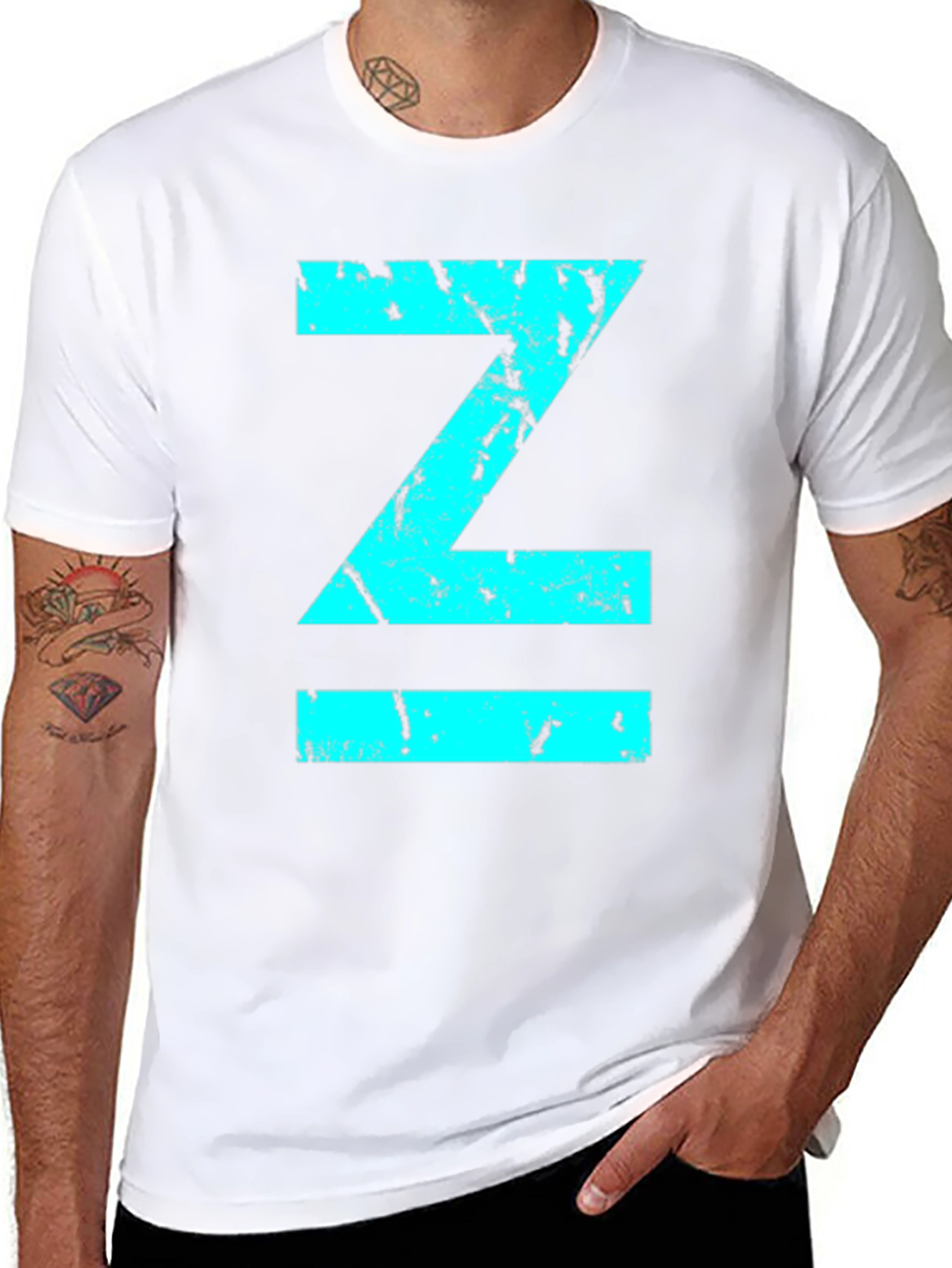 Grunge Z Equal T-Shirt - Cool Graphic Tee