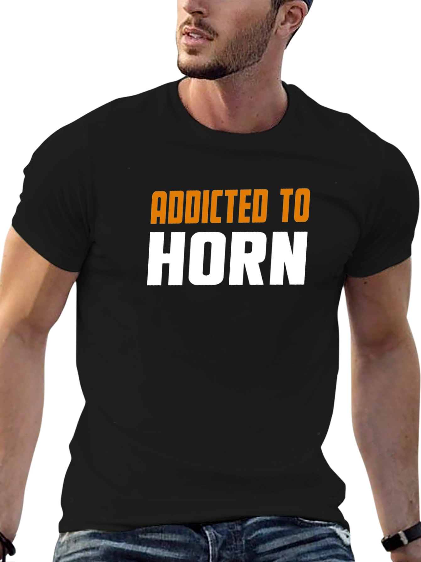 Addicted to Horn Black T-Shirt