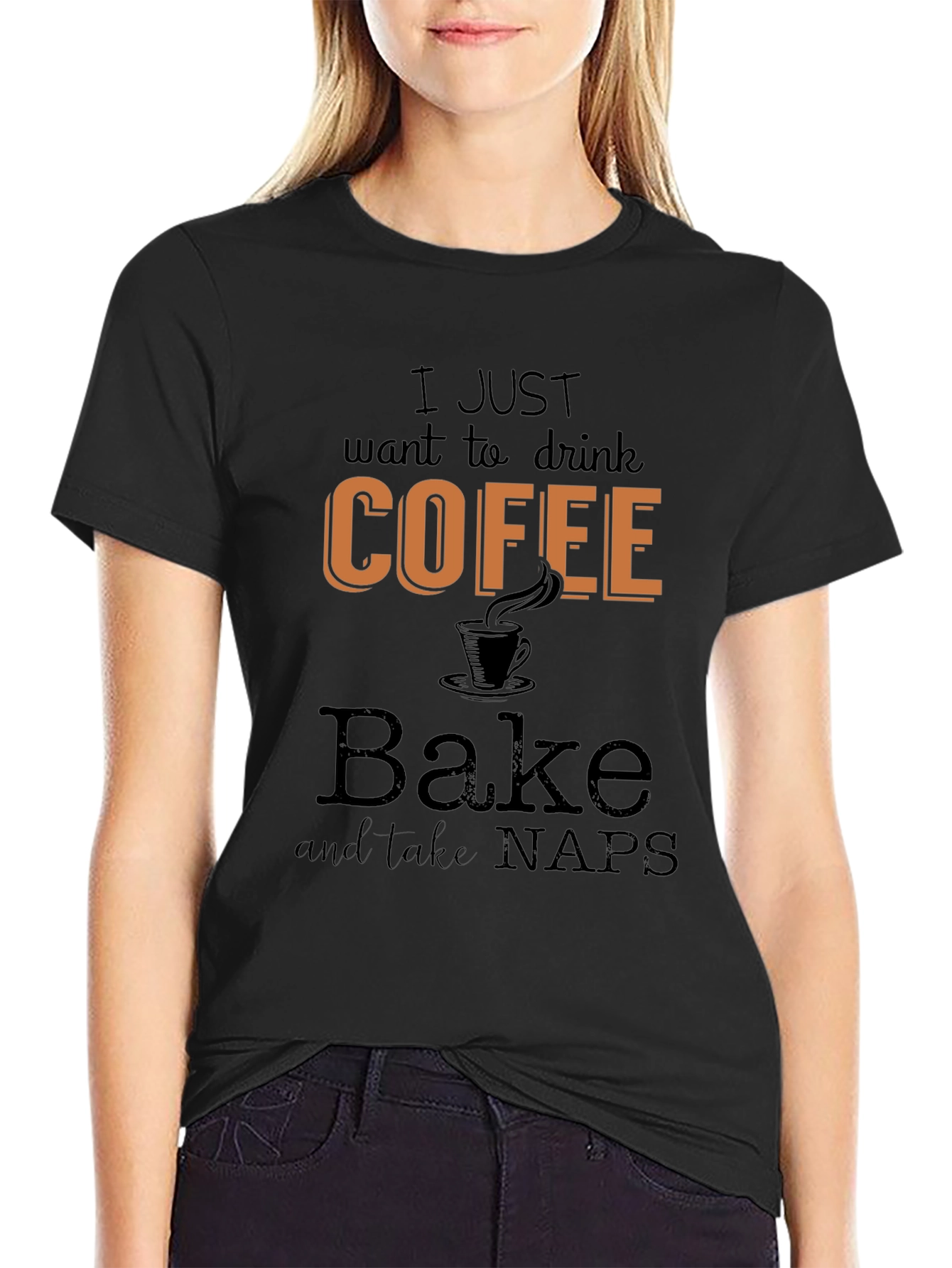 Coffee Bake Naps T-Shirt - Relax in Style!