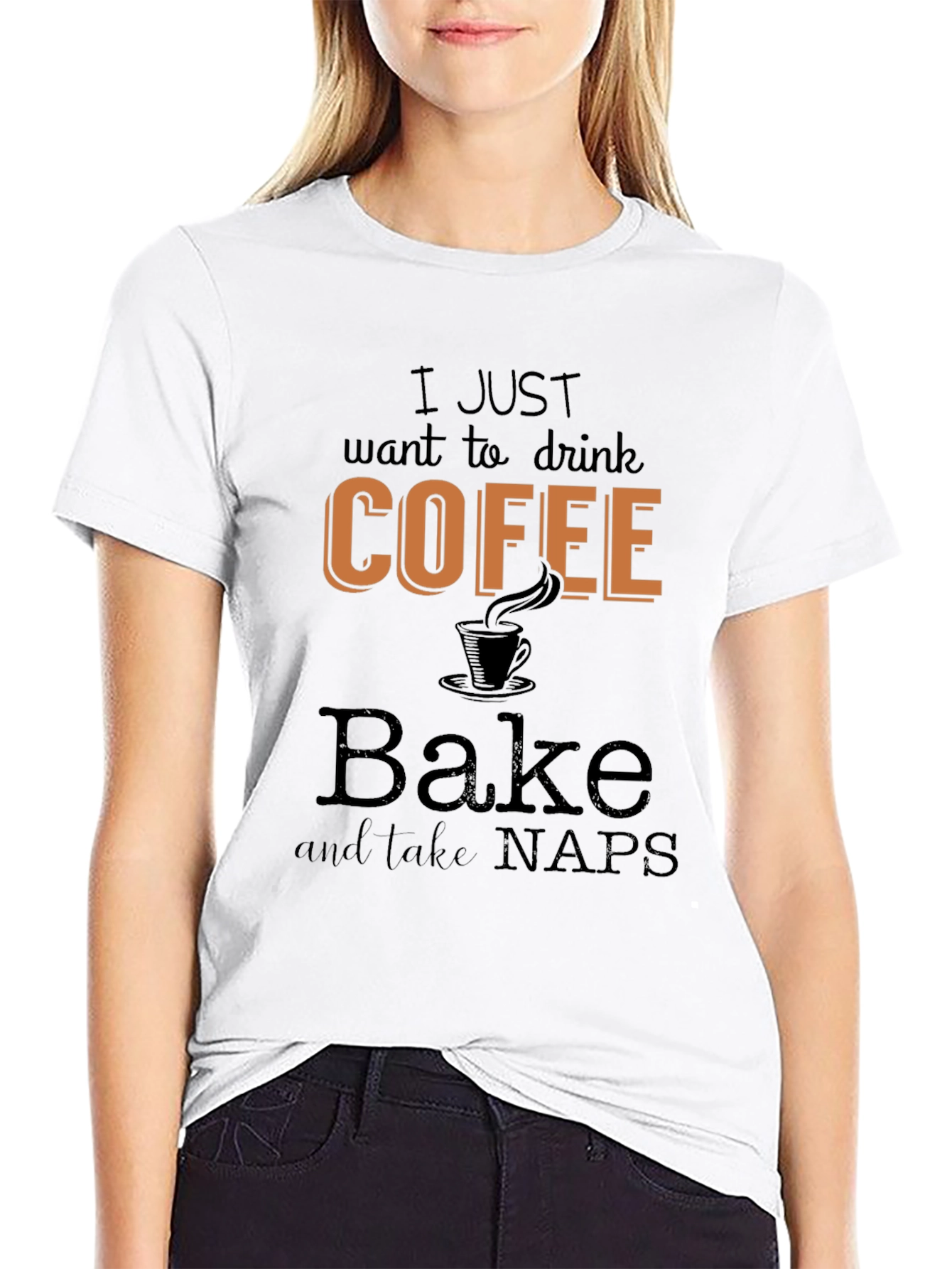 Coffee Bake Naps T-Shirt - Relax in Style!