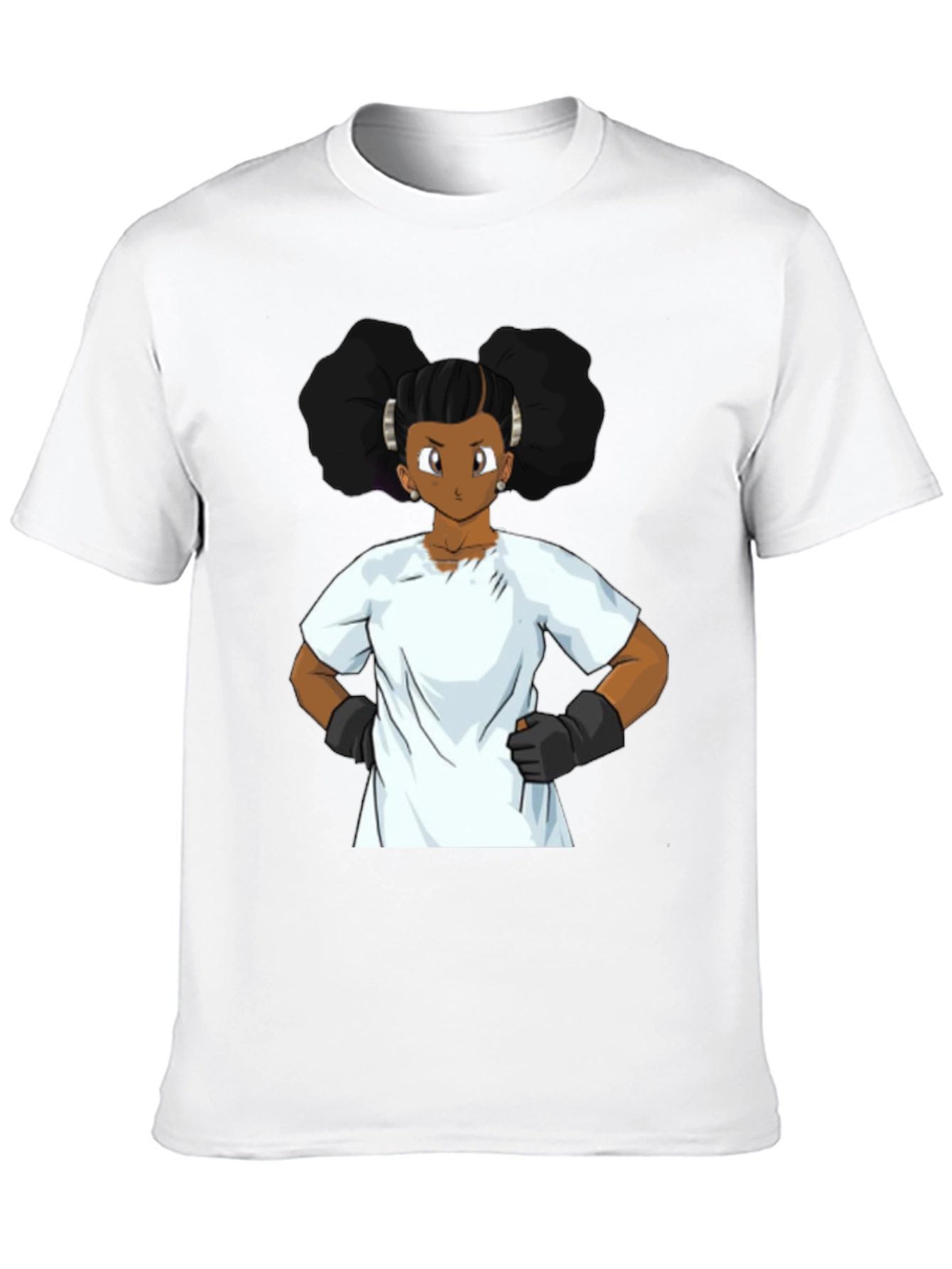 Cartoon Graphic Black T-Shirt