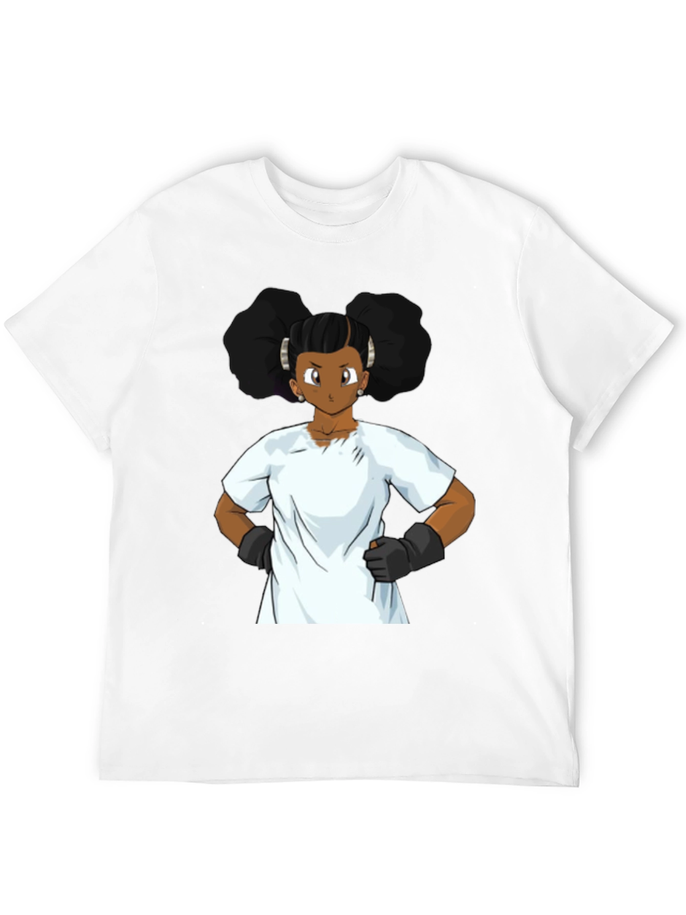 Cartoon Graphic Black T-Shirt