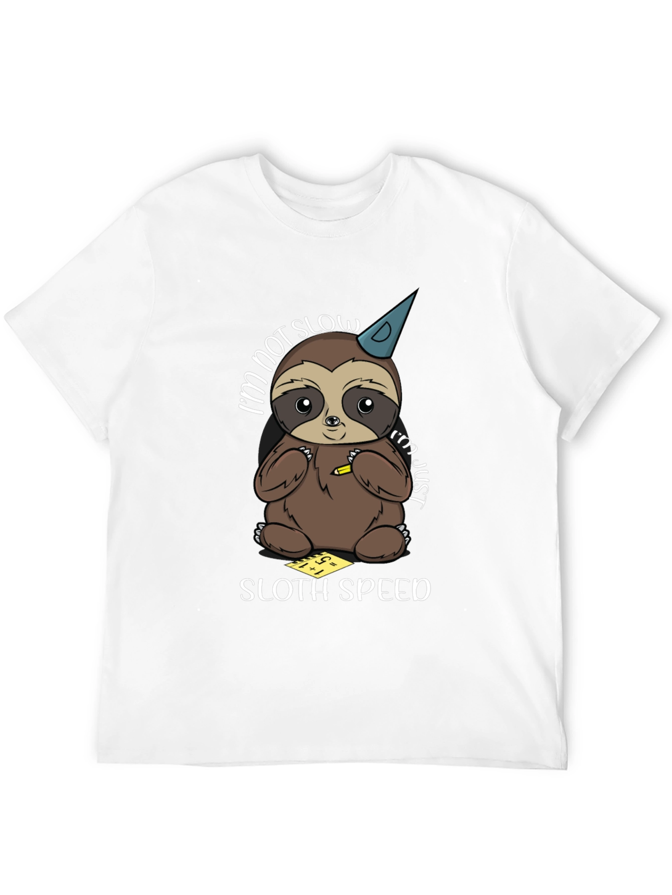Cute Sloth Math T-Shirt - Sloth Speed