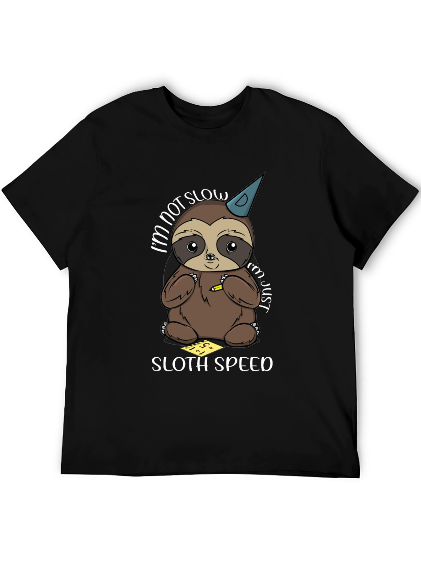 Cute Sloth Math T-Shirt - Sloth Speed