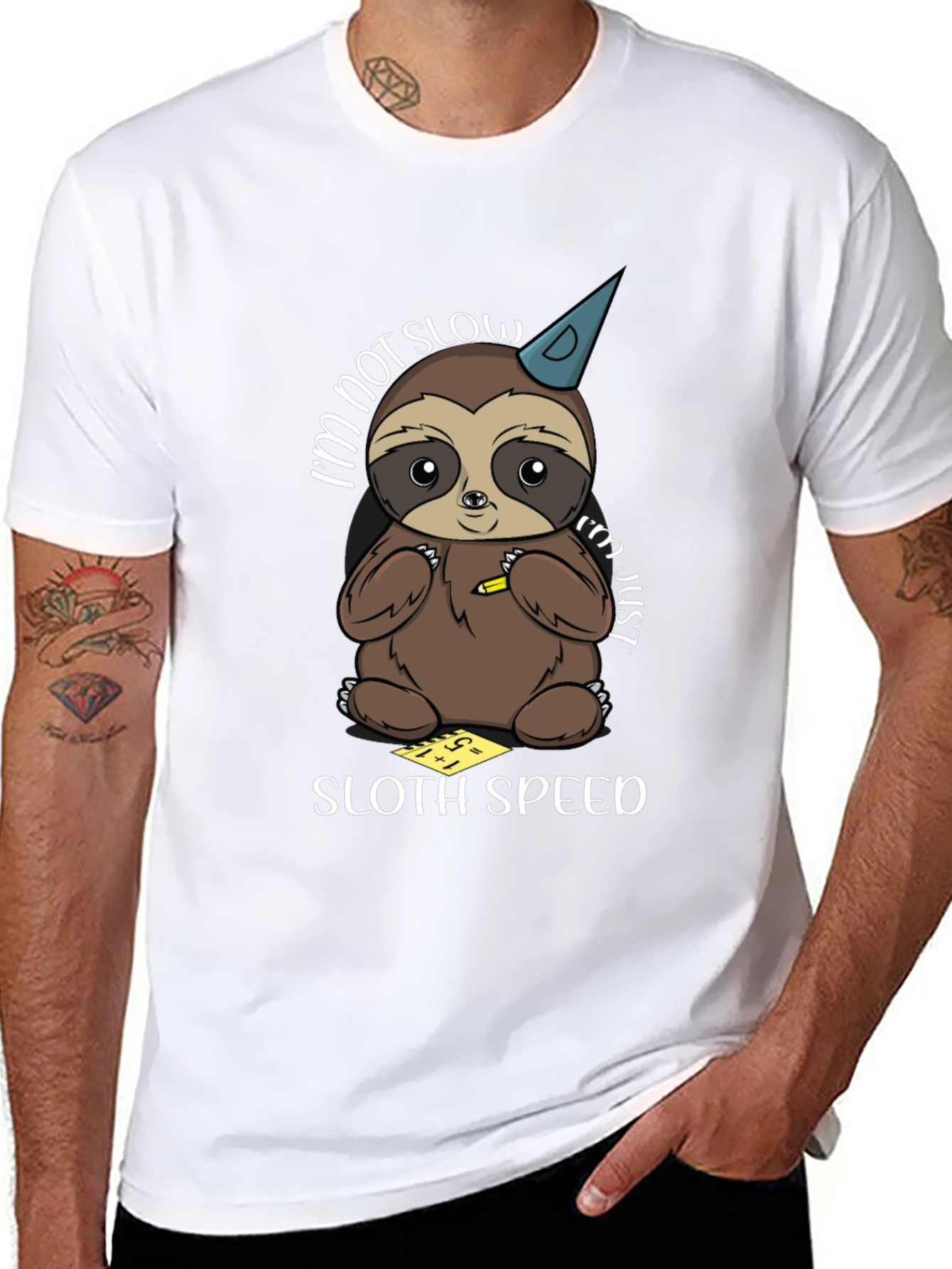 Cute Sloth Math T-Shirt - Sloth Speed