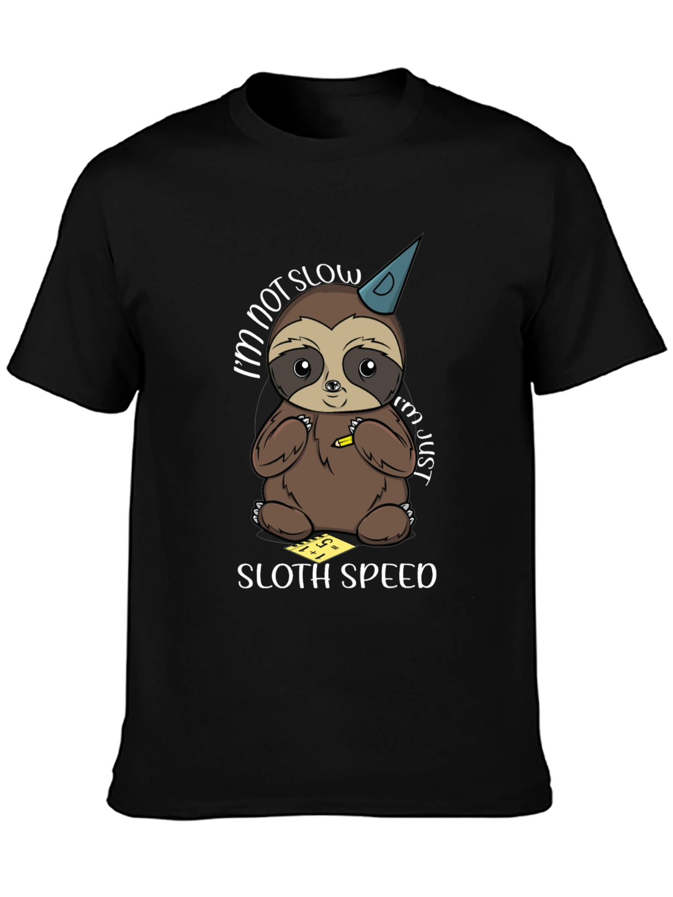 Cute Sloth Math T-Shirt - Sloth Speed