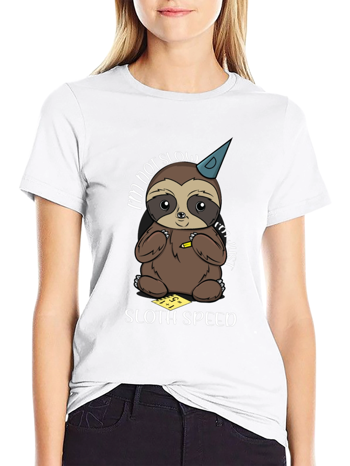 Cute Sloth Math T-Shirt - Sloth Speed