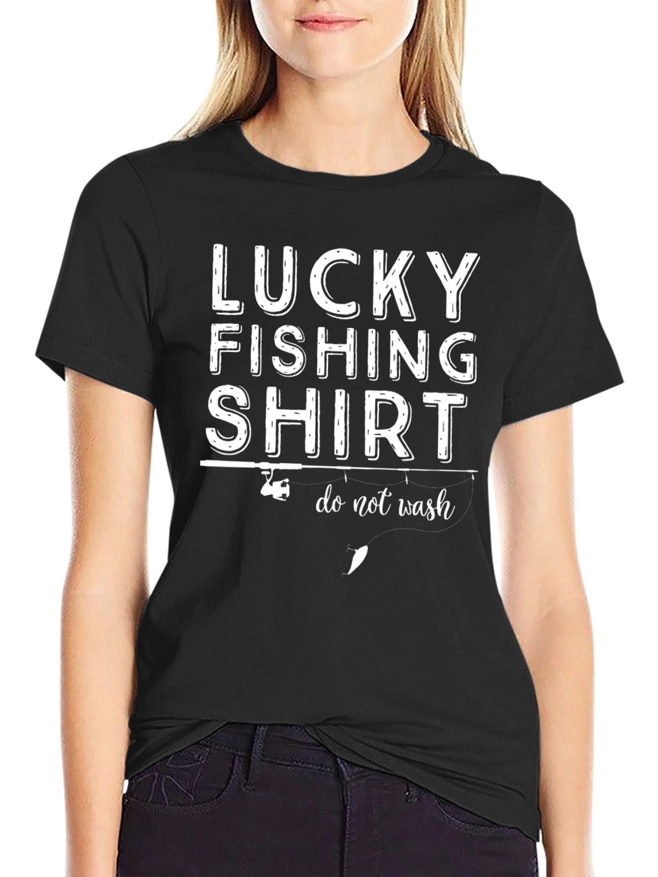 Lucky Fishing Shirt - Funny Fisherman Tee