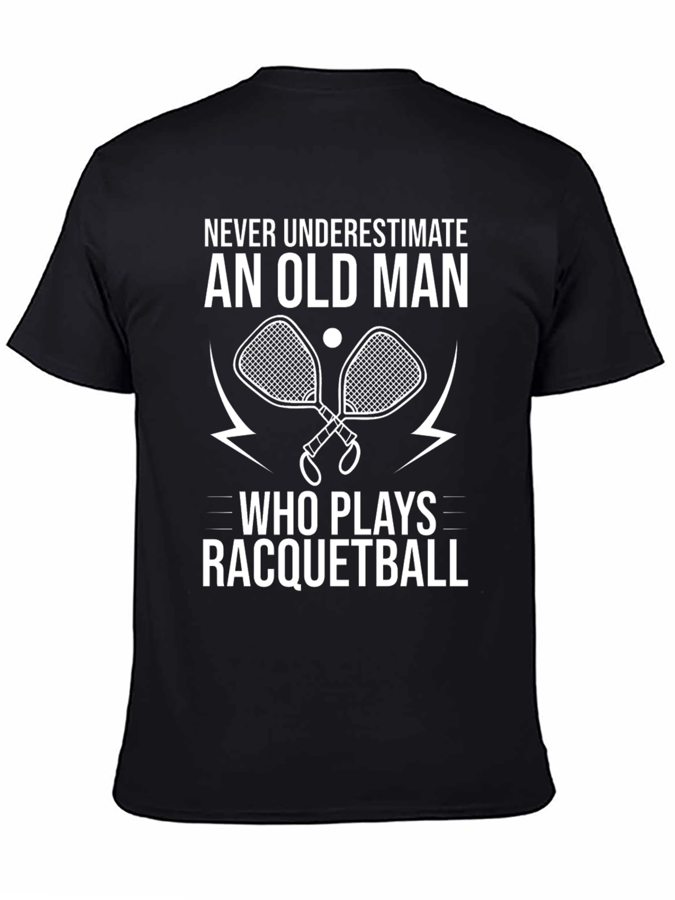 Old Man Racquetball Graphic Tee
