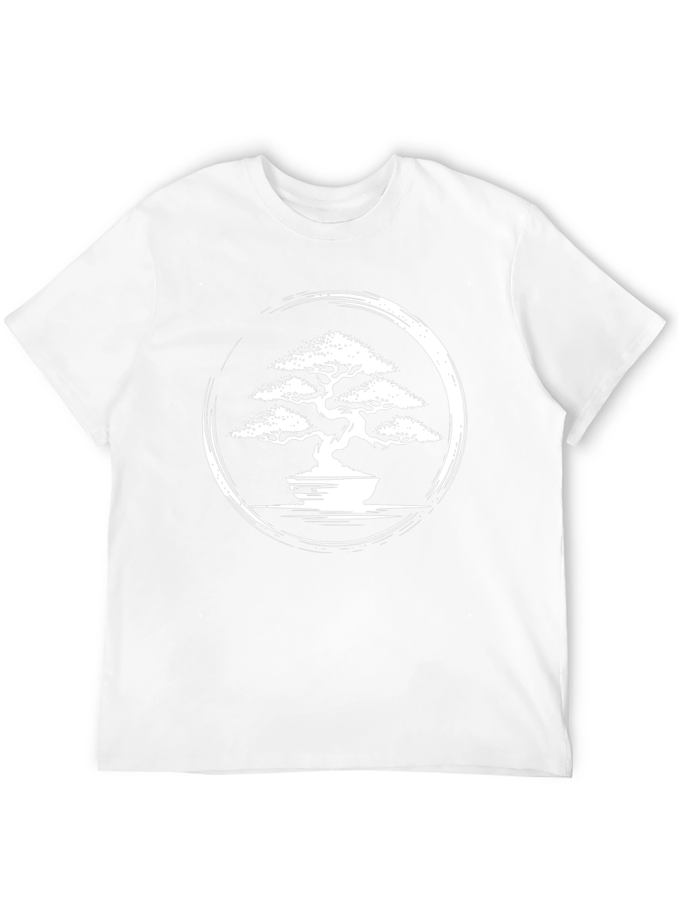 Bonsai Tree Graphic T-Shirt - Zen Style
