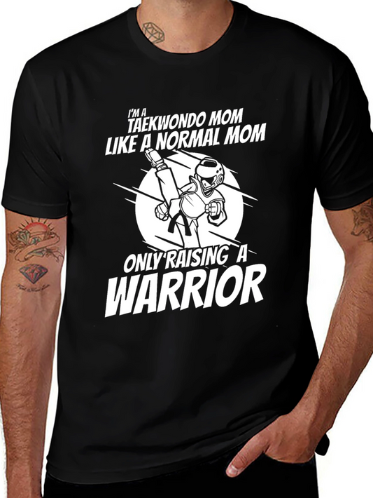 Taekwondo Mom Warrior Graphic T-Shirt