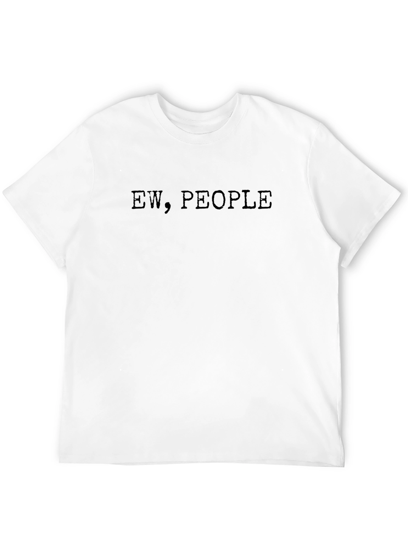 Ew People Black Graphic T-Shirt