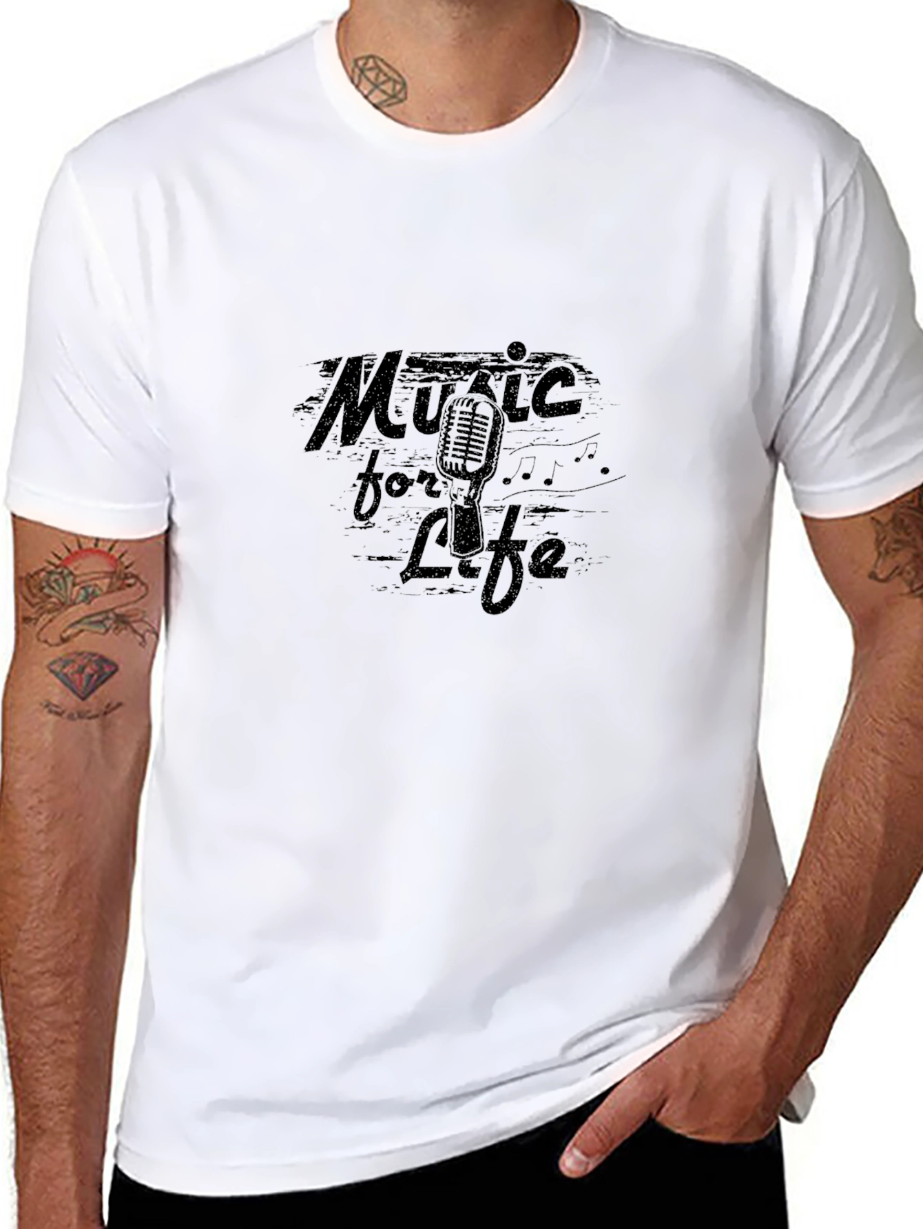 Music for Life Graphic T-Shirt