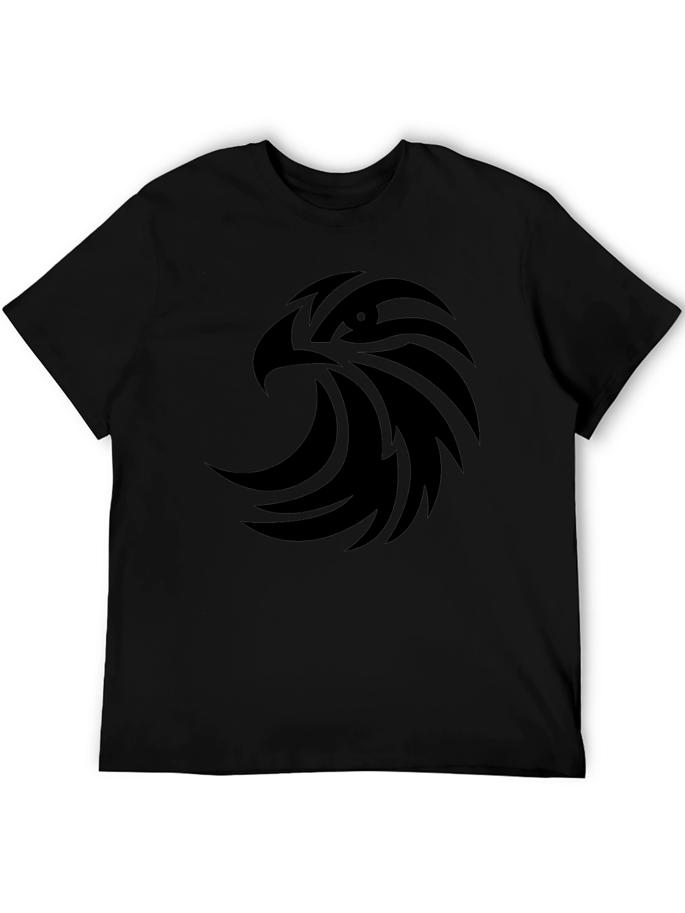 Black Eagle Graphic Tee - Mens Casual Style