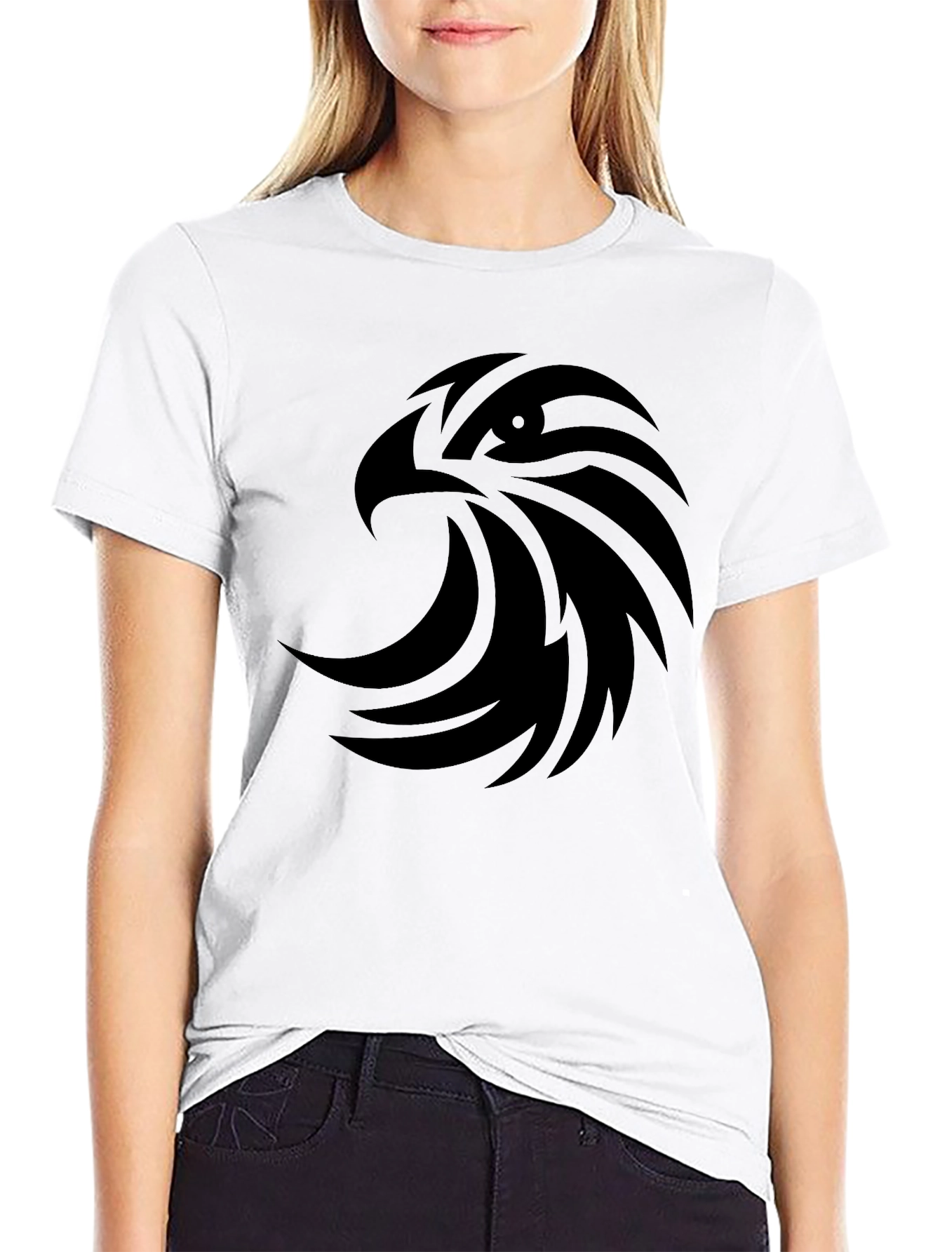 Black Eagle Graphic Tee - Mens Casual Style