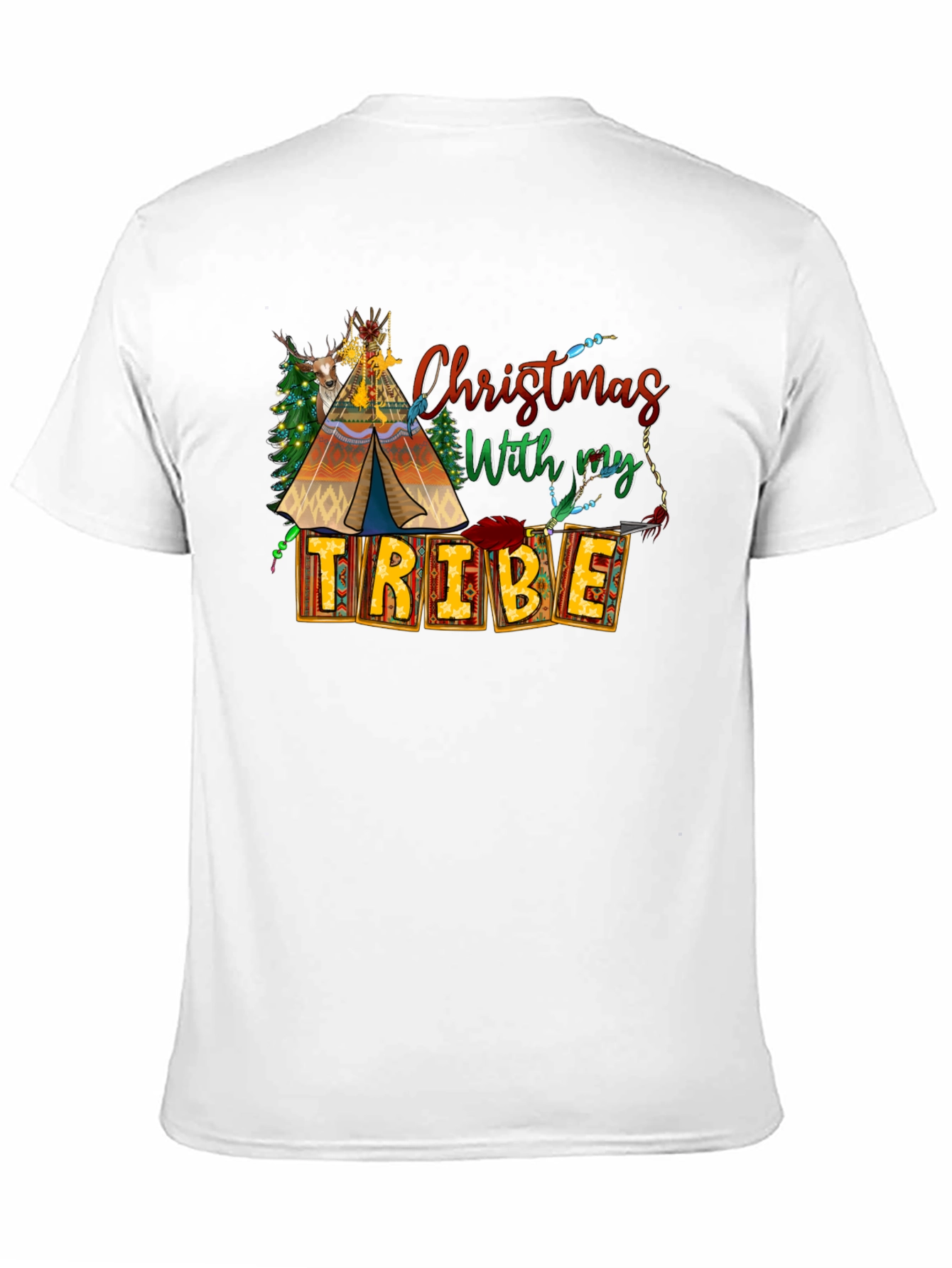 Christmas With My Tribe T-Shirt