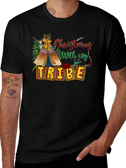 Christmas With My Tribe T-Shirt