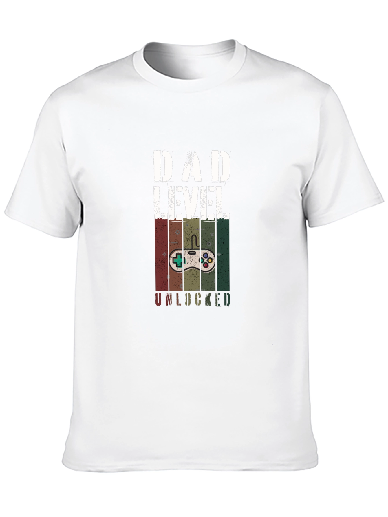 Dad Level Unlocked Gaming T-Shirt