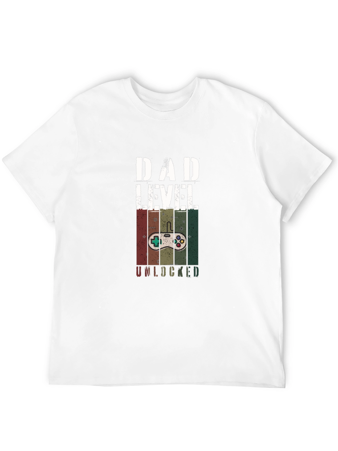 Dad Level Unlocked Gaming T-Shirt