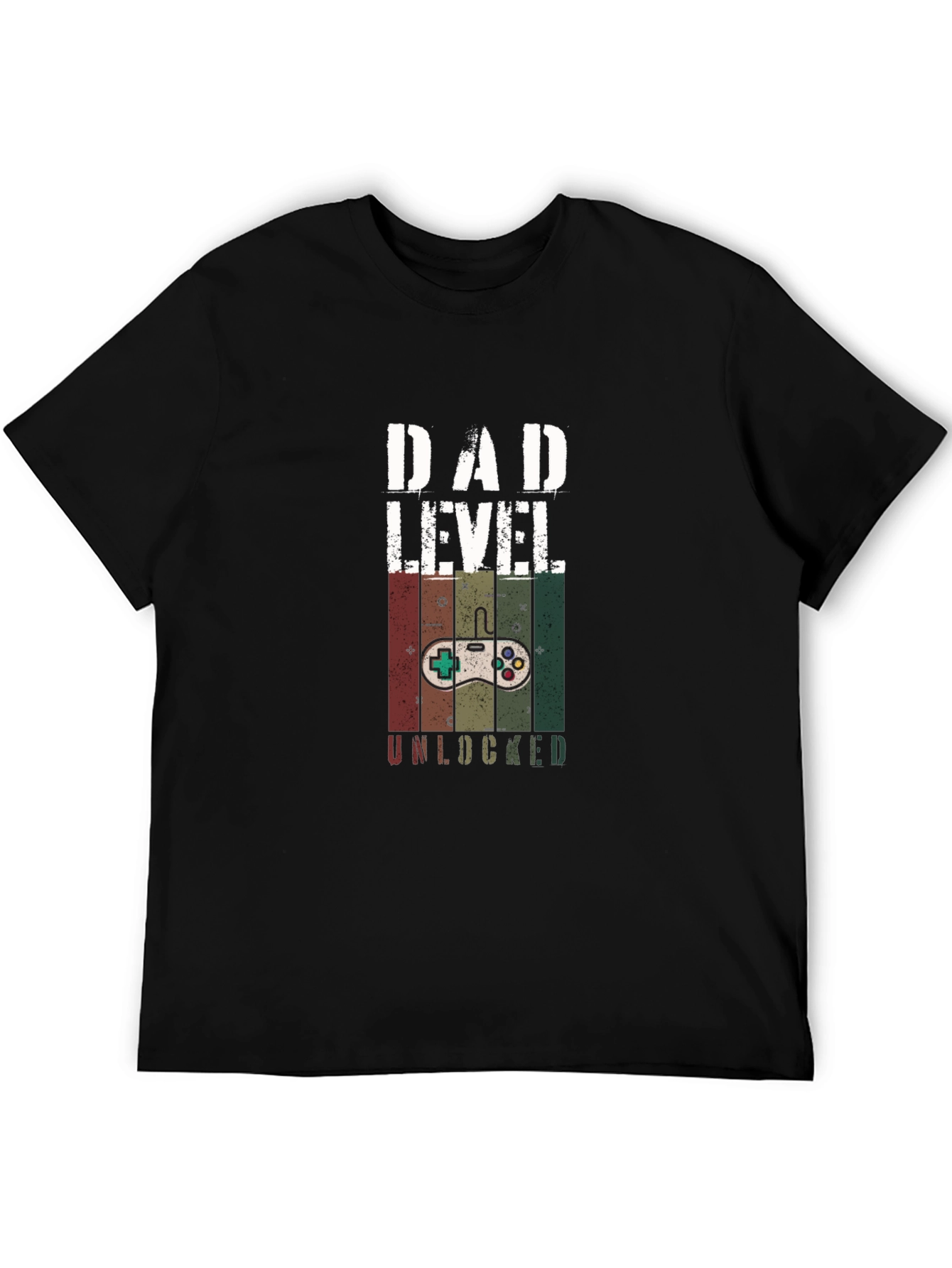 Dad Level Unlocked Gaming T-Shirt