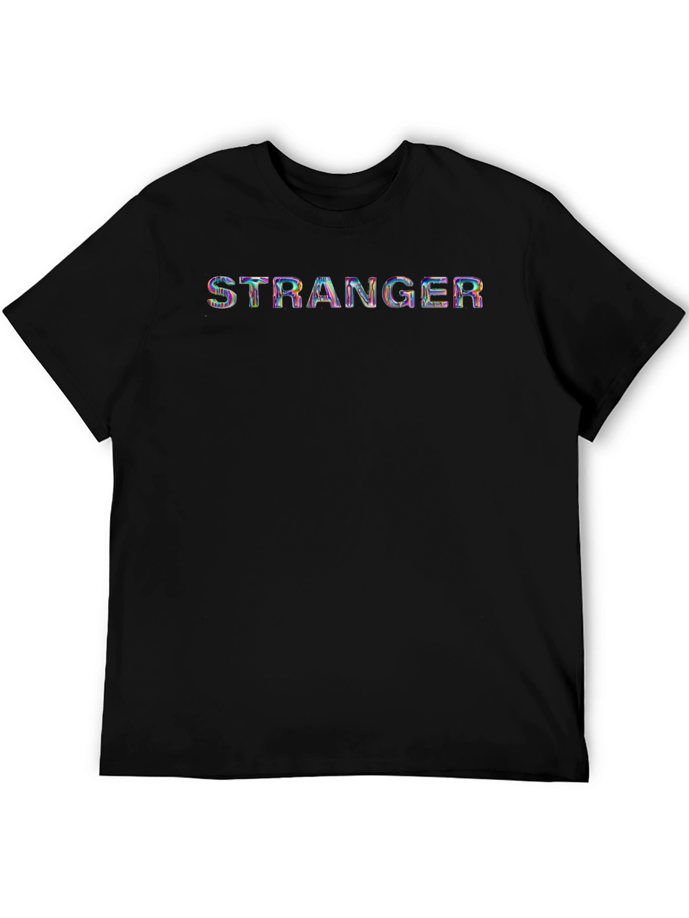Stranger Graphic T-Shirt - Classic Fit Black Tee