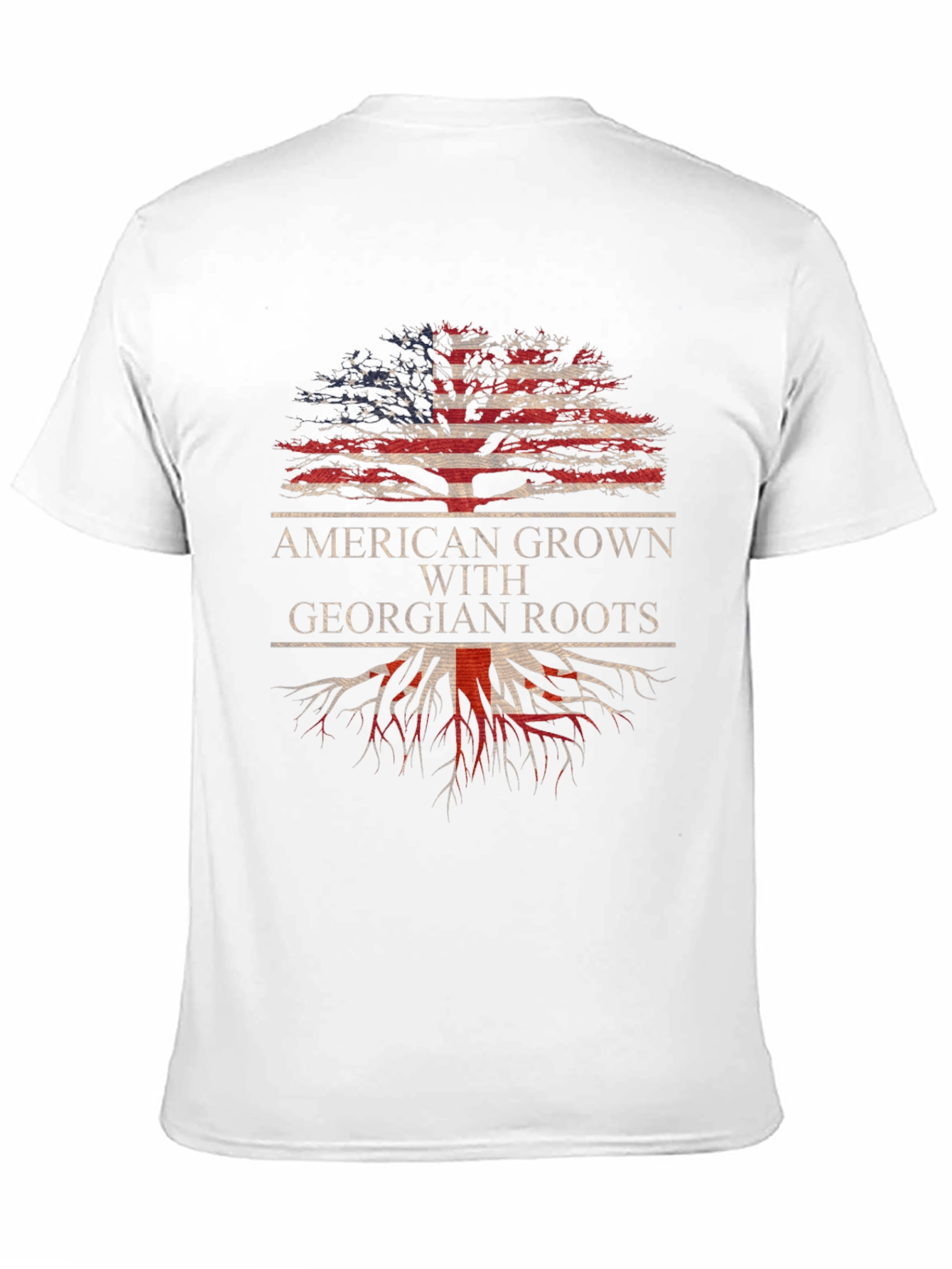 American Grown with Georgian Roots T-Shirt