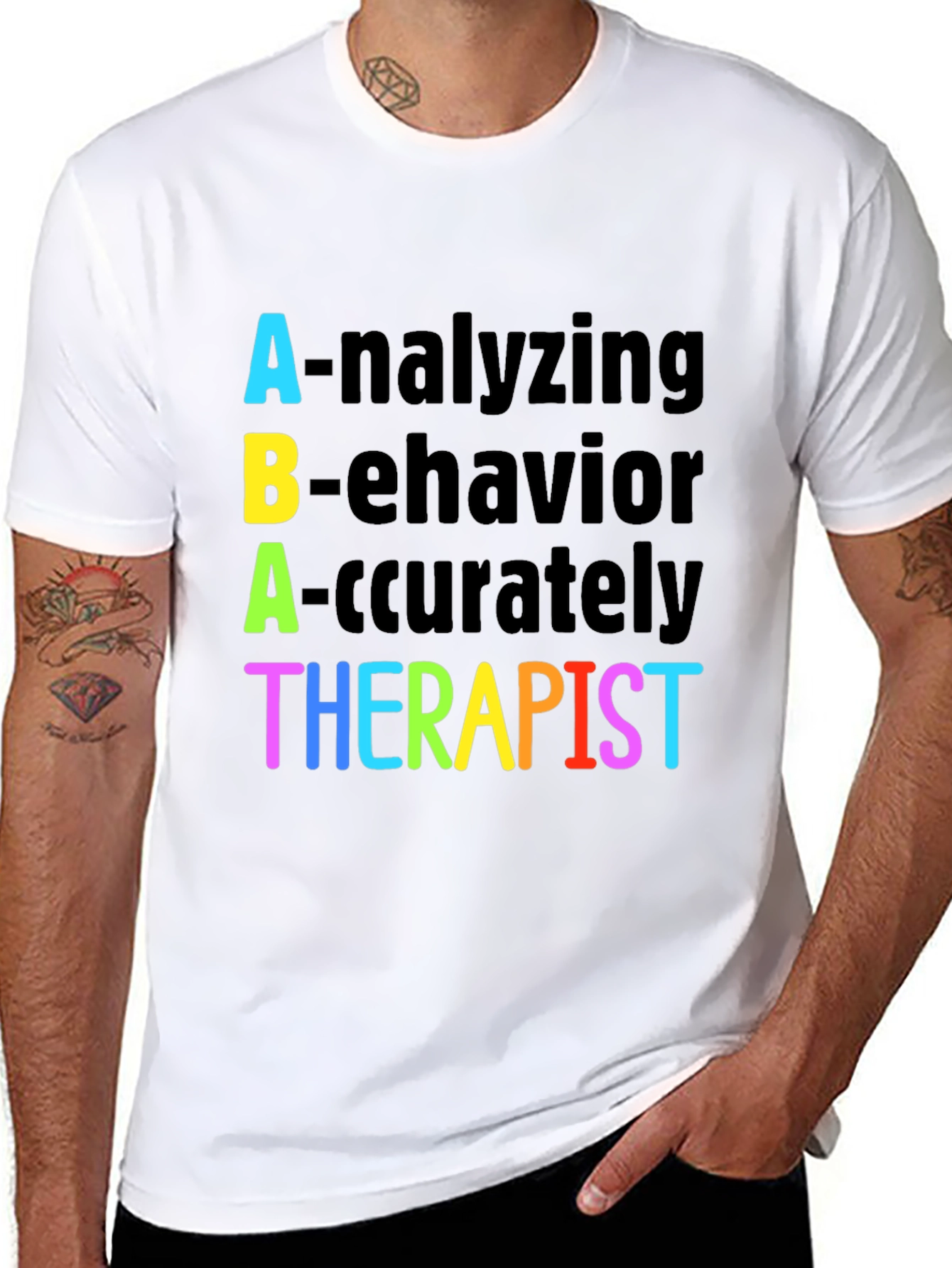 ABA Therapist T-Shirt - Analyzing Behavior Accurately