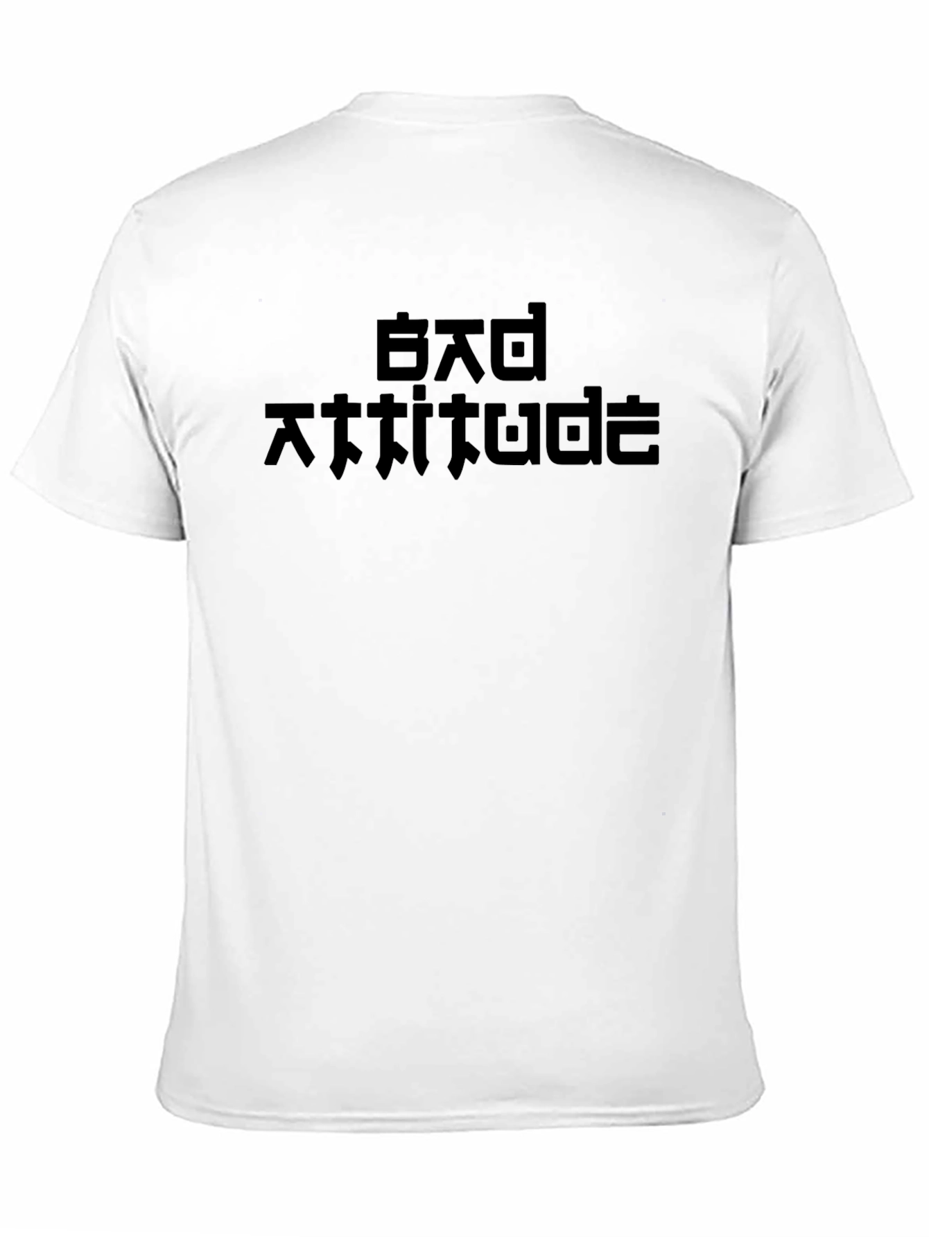 Bad Attitude Graphic Print Black T-Shirt