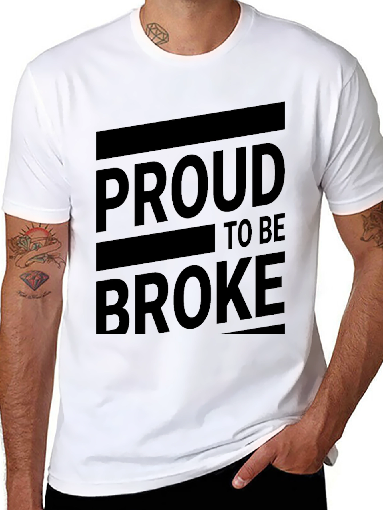 Proud to be Broke Graphic T-Shirt