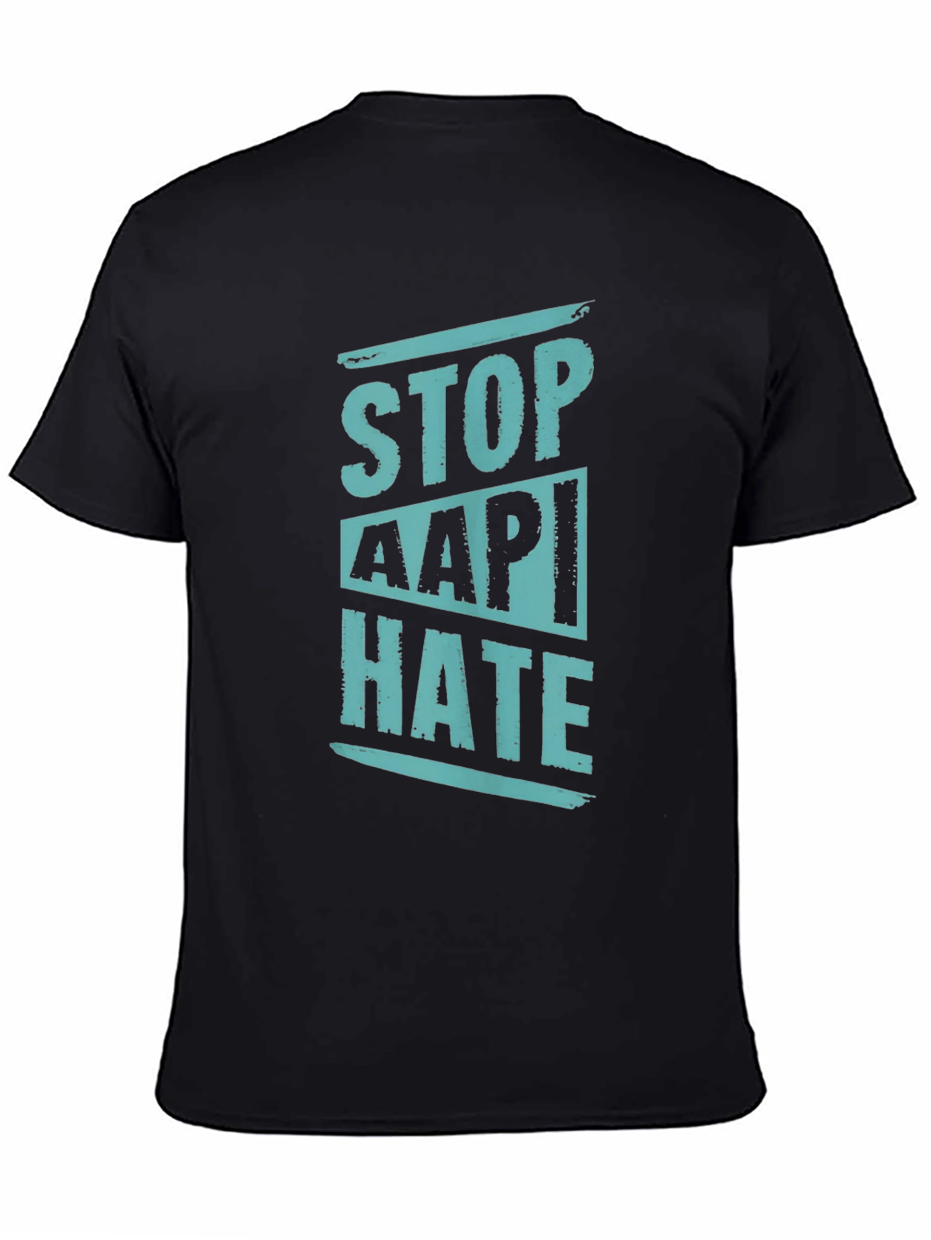 Stop AAPI Hate Graphic Tee - Black
