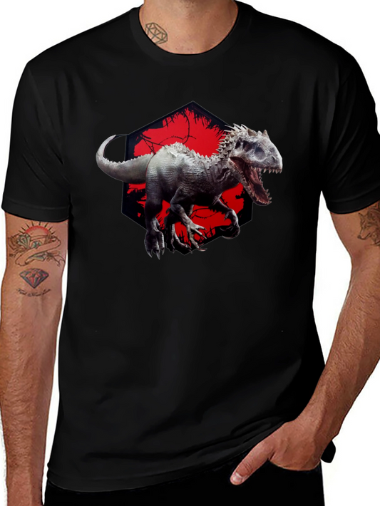 Dinosaur Graphic Black T-Shirt