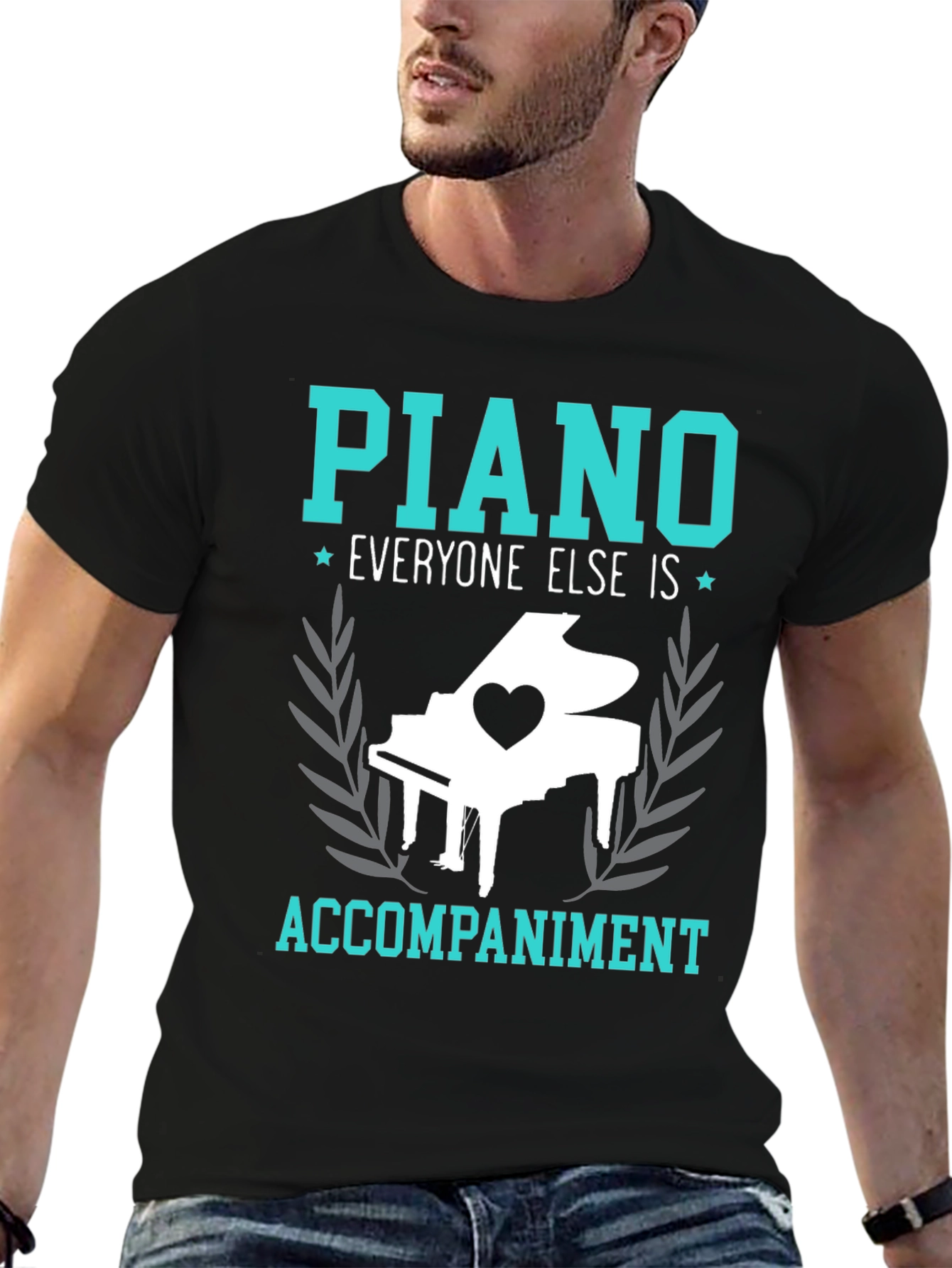 Piano Accompaniment Graphic Tee