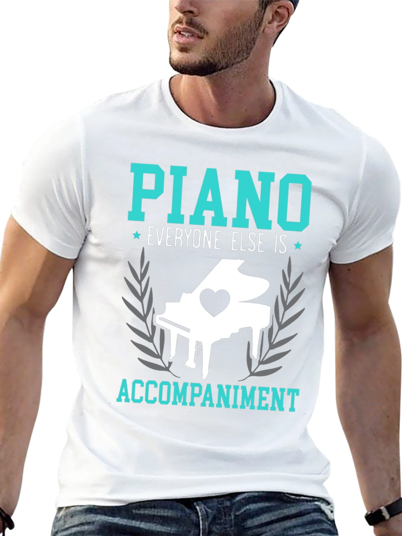 Piano Accompaniment Graphic Tee