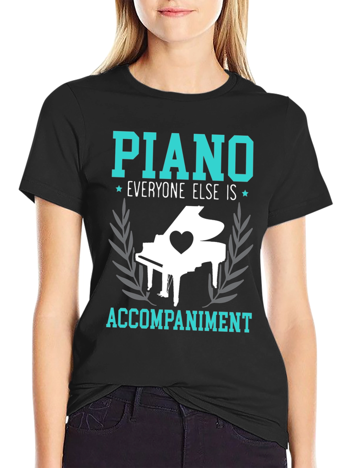 Piano Accompaniment Graphic Tee