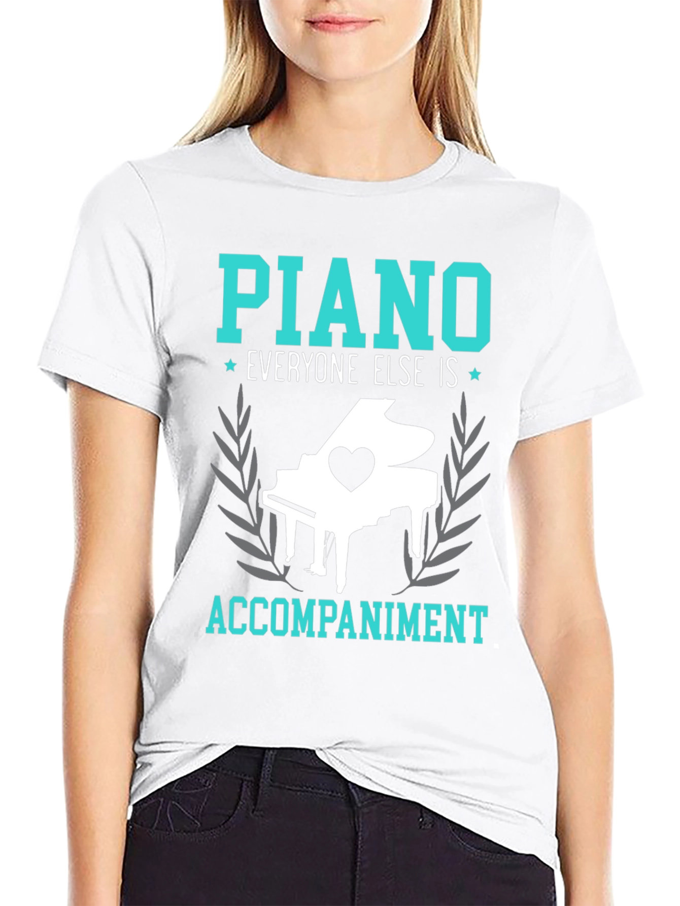 Piano Accompaniment Graphic Tee