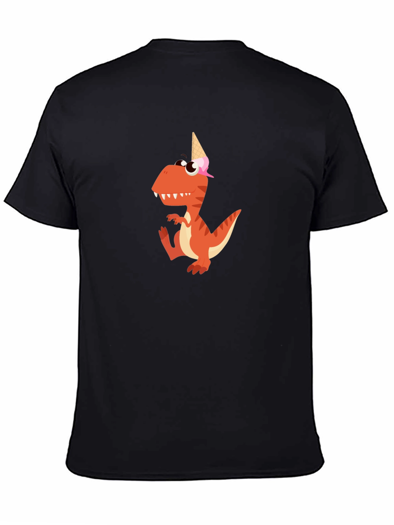 Dino Ice Cream Cone T-Shirt - Fun Graphic Tee