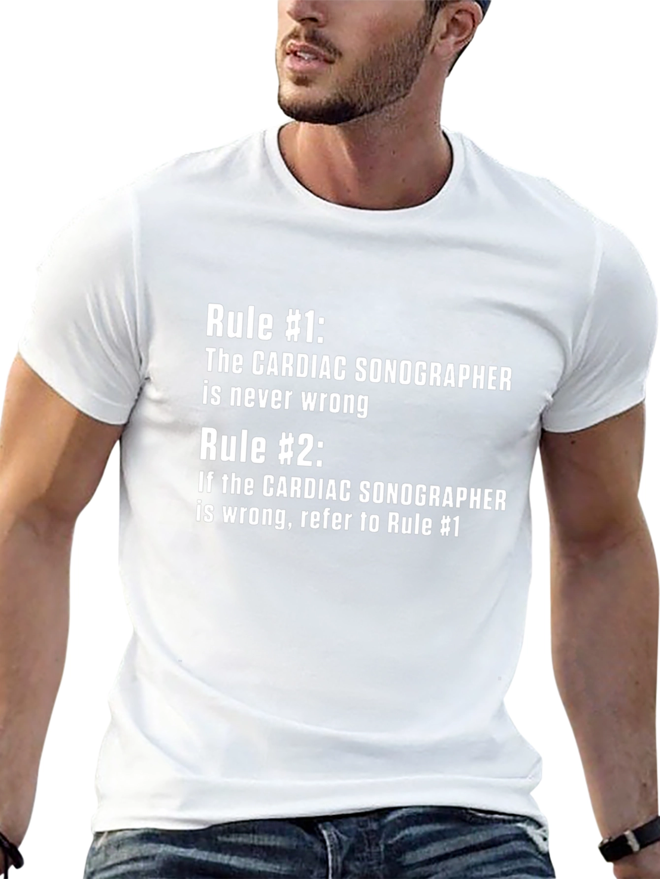 Cardiac Sonographer Rule T-Shirt - Funny Medical Tee
