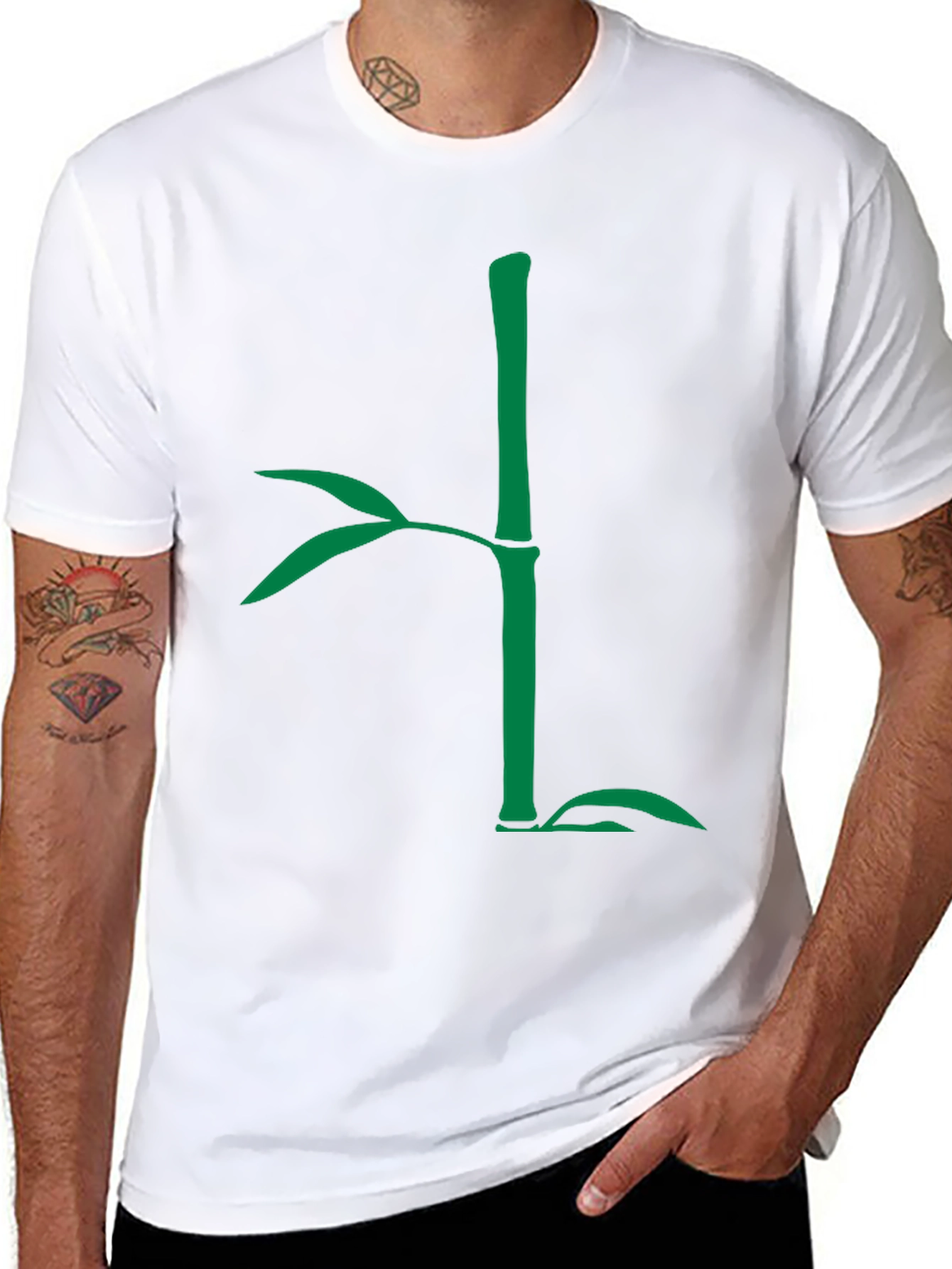 Bamboo Graphic Tee - Unisex Casual T-Shirt