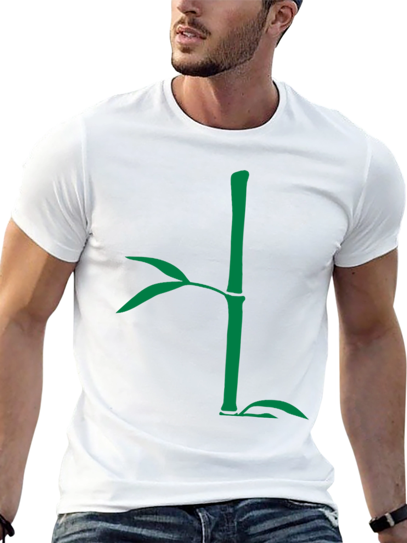 Bamboo Graphic Tee - Unisex Casual T-Shirt