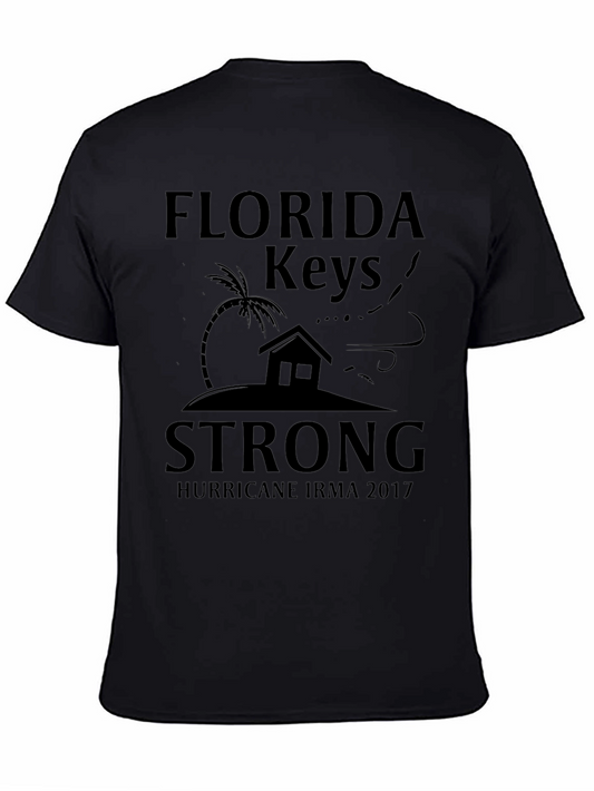Florida Keys Strong Hurricane Irma 2017 Black T-Shirt