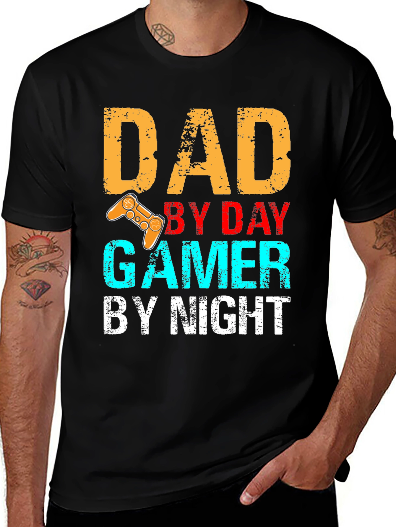 Dad Gamer T-Shirt: Funny Fathers Day Gift