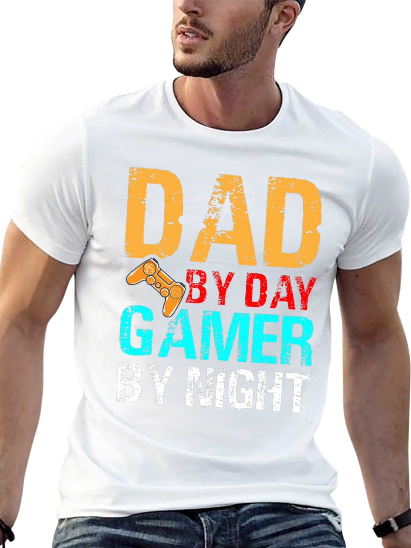 Dad Gamer T-Shirt: Funny Fathers Day Gift
