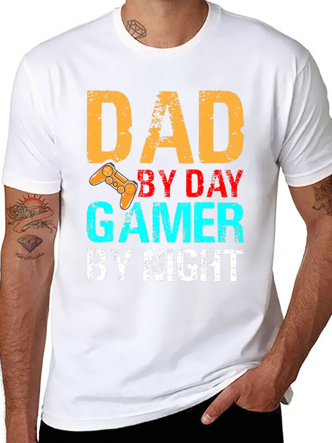 Dad Gamer T-Shirt: Funny Fathers Day Gift