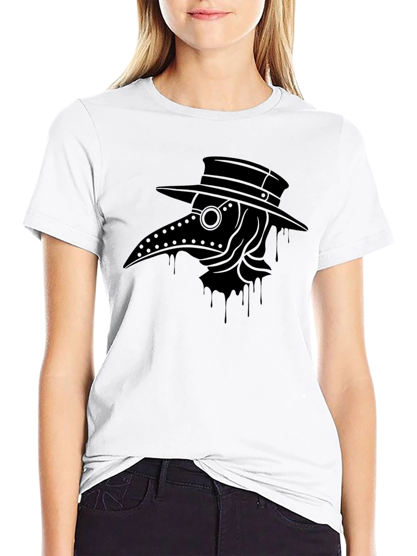 Plague Doctor T-Shirt - Gothic Graphic Tee