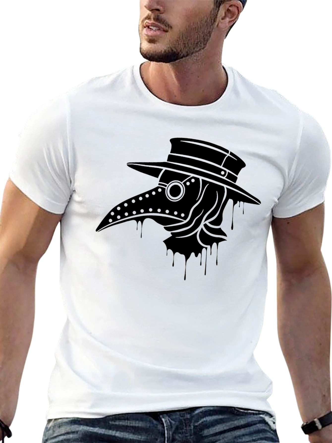 Plague Doctor T-Shirt - Gothic Graphic Tee